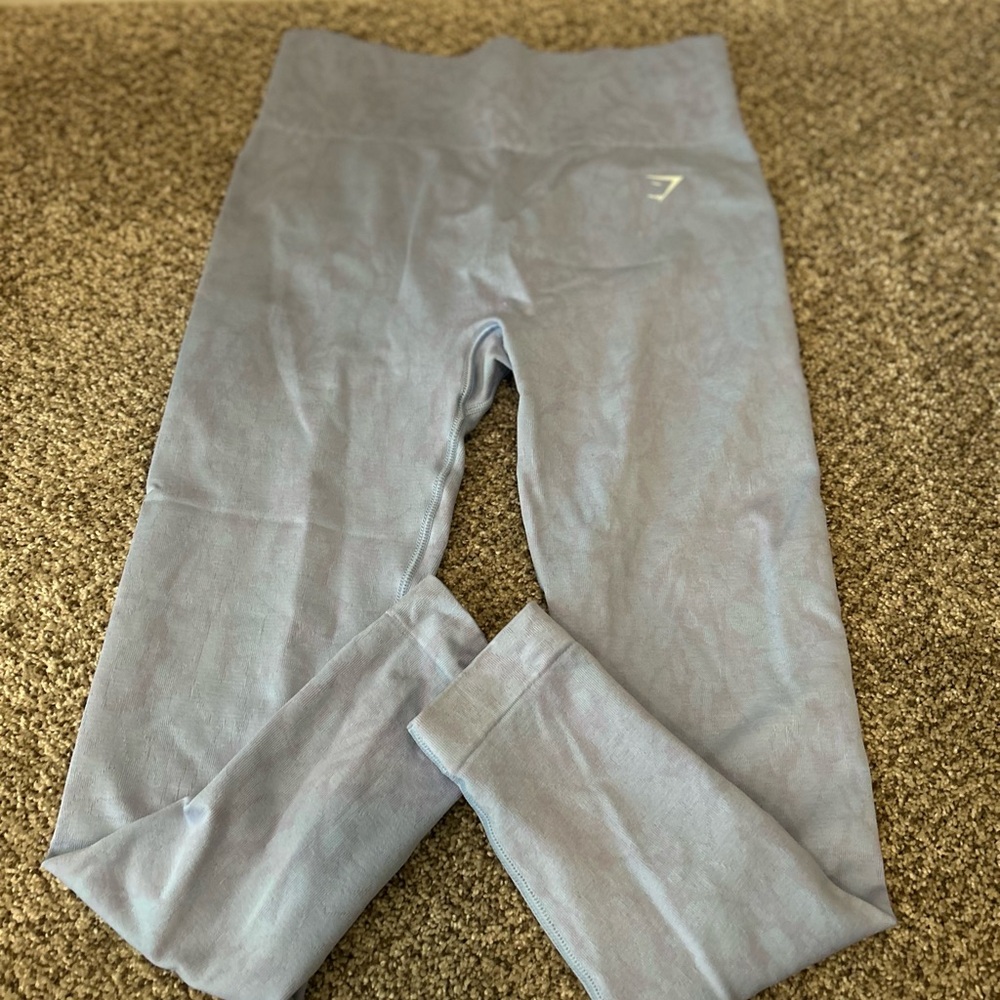 Gymshark Light Blue and Purple Leggings